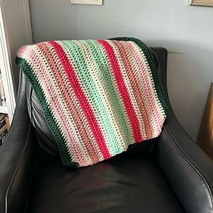 Handmade crochet blanket